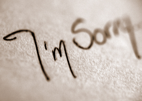 I’m Sorry – Christian Homemaking