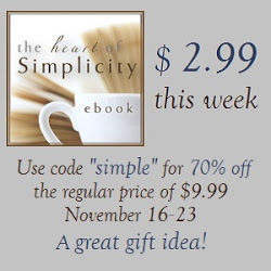 The Heart of Simplicity eBook Sale! – Raising Homemakers