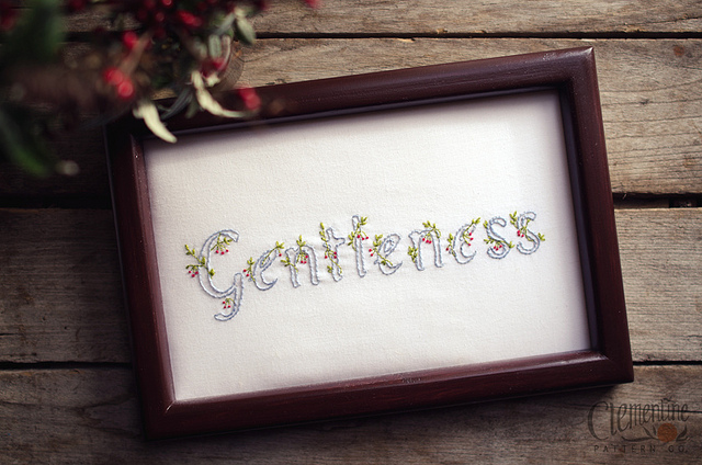 Cultivating the Fruit of the Spirit: Gentleness (+free embroidery pattern)